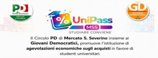 II Circolo PD di Mercato S. Severino insieme ai Giovani Democratici promuove l’istituzione di agevolazioni economiche sugli acquisti in favore degli studenti universitari
