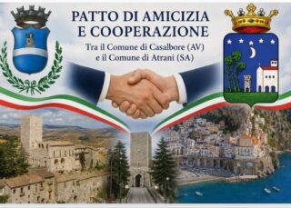 SIGLATO IL “ PATTO DI  E COOPERAZIONE”TRA  I COMUNI DI ATRANI E CASALBORE 