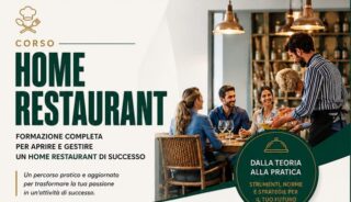 Formazione completa per aprire e gestire un “Home Rstaurant “di successo