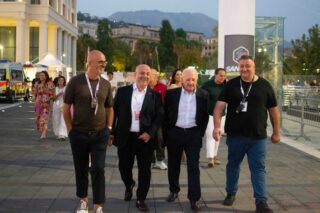 DE LUCA AL PITTI PIZZA & FRIENDS, IL SINDACO PROMUOVE IL VILLAGGIO E GUARDA AL 2027: «AL LAVORO GIÀ DA OTTOBRE»