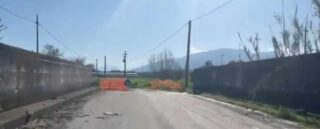 Stato di attuazione dei lavori di ricostruzione del ponte sulla SP 43 in corrispondenza del Rio Ciorlitto
