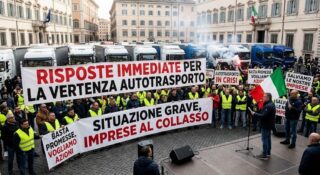 RISPOSTE IMMEDIATE PER LA VERTENZA AUTOTRASPORTO SITUAZIONE GRAVE, IMPRESE AL COLLASSO